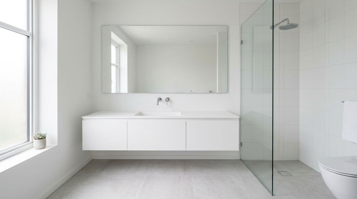 AI Art Deco Bathroom design by StableRender